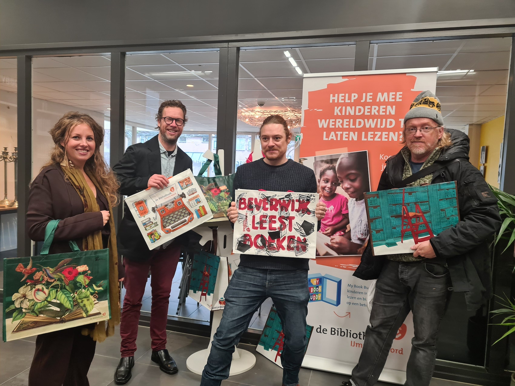 Bibliotheek doet eenmalige schenking voor My Book Buddy